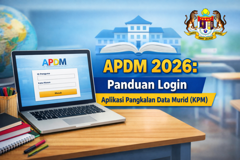 APDM 2026: Panduan Login Aplikasi Pangkalan Data Murid (KPM) 2 APDM 2026: Panduan Login Aplikasi Pangkalan Data Murid (KPM)